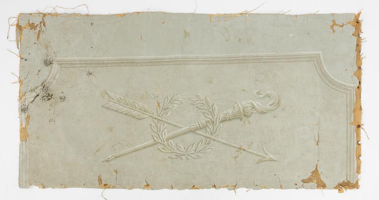 Wall panel, Gustavian style, circa 1900.