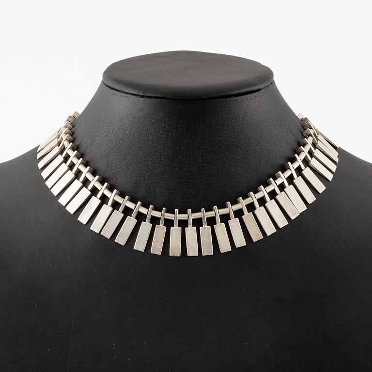 Inga-Britt "Ibe" Dahlquist, collier, silver, Malmö 1965.