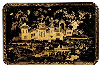 SYBORD, lack och trä. Qing dynastin ca 1800.