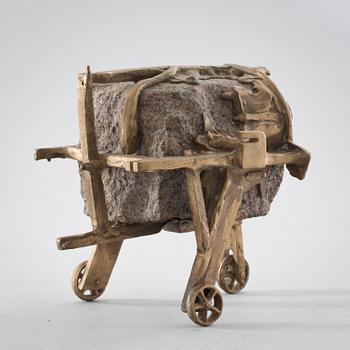 OKÄND KONSTNÄR, skulptur. Signerad AA.L.N daterad 74.