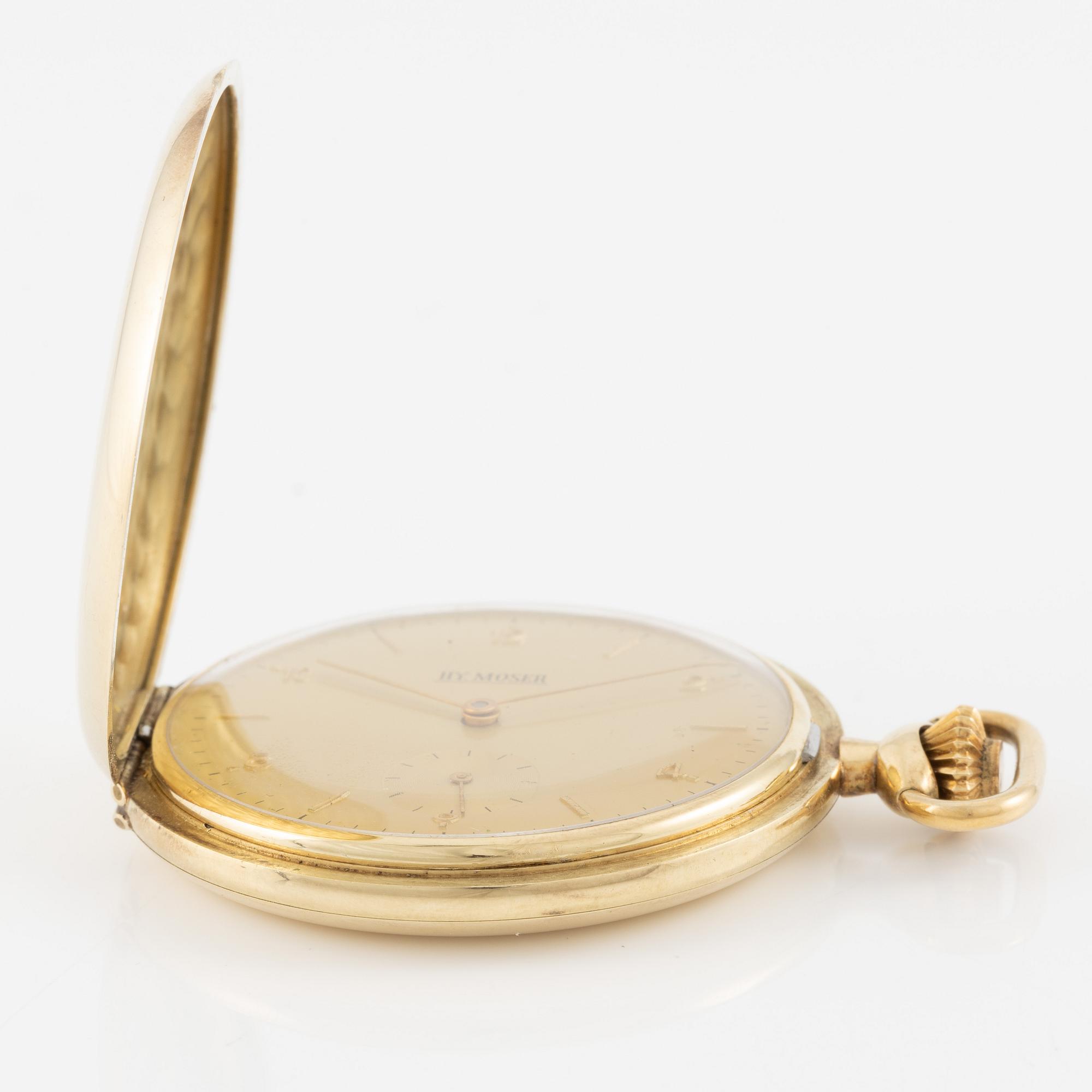 Hy Moser, fickur, savonett, 49 mm.