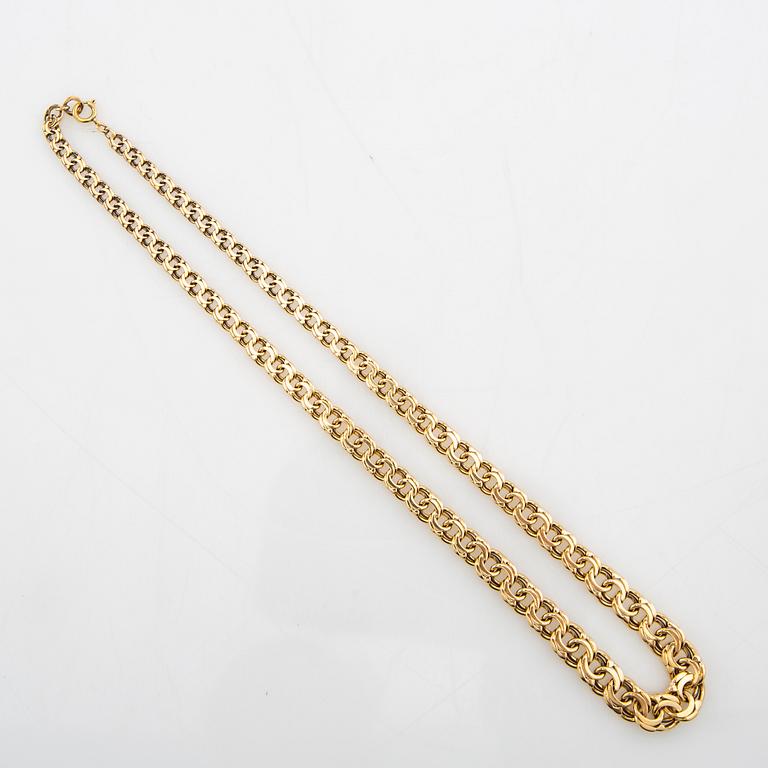 Necklace Bismarck link 18K gold, Maj-Lis Löpp Stockholm 1953.