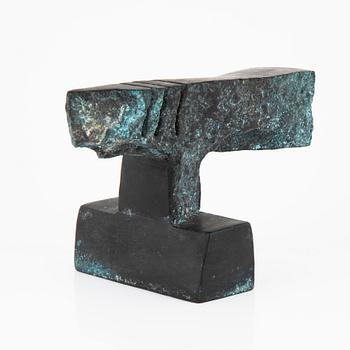 Björn Selder, sculpture, unsigned, bronze.