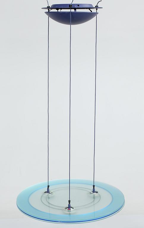 TAKLAMPA, "Aurora", Perry King & Santiago Miranda för Arteluce, formgiven 1982. Höjd ca 106 cm.