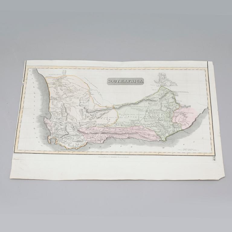 Eleven books and five maps from the 19th century.