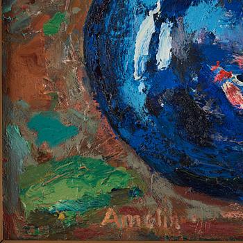 Albin Amelin, Still life with flowers.