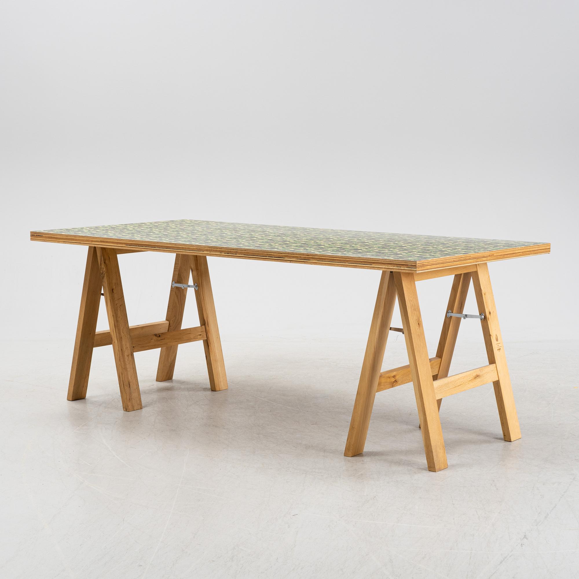 A Bathing Ape (BAPE)x FABRICK x Karimoku, table, 'CAMO'.