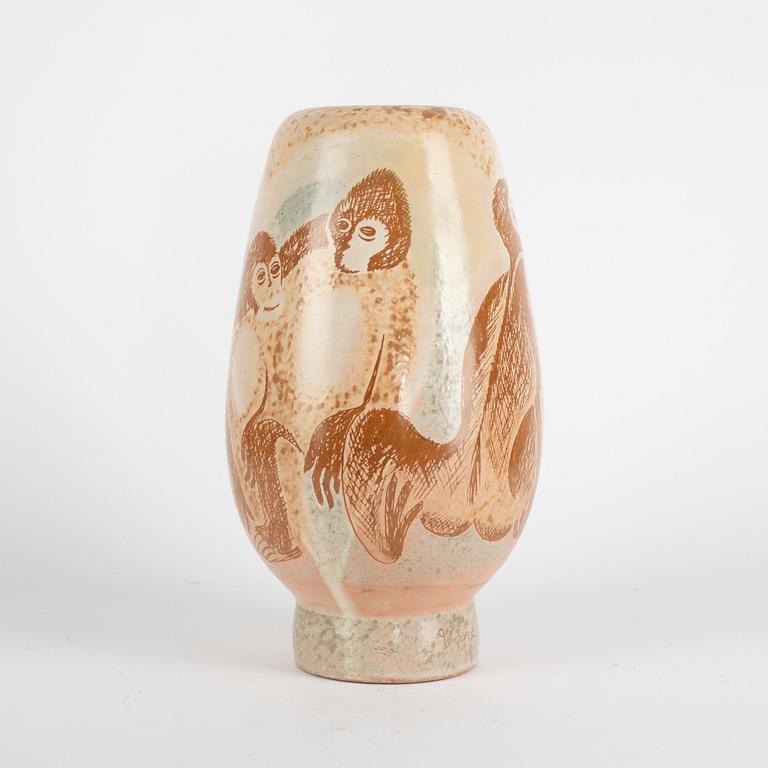 Vicke Lindstrand, vas, glaserat lergods, Upsala-Ekeby, modell 352, i produktion 1944-48.