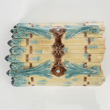 Sparrisfat, majolika, Gustavsberg, sent 1800-tal.