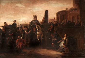 530. Jacob Jacobsz de Wet Follower of, Herod's arrival in Jerusalem.