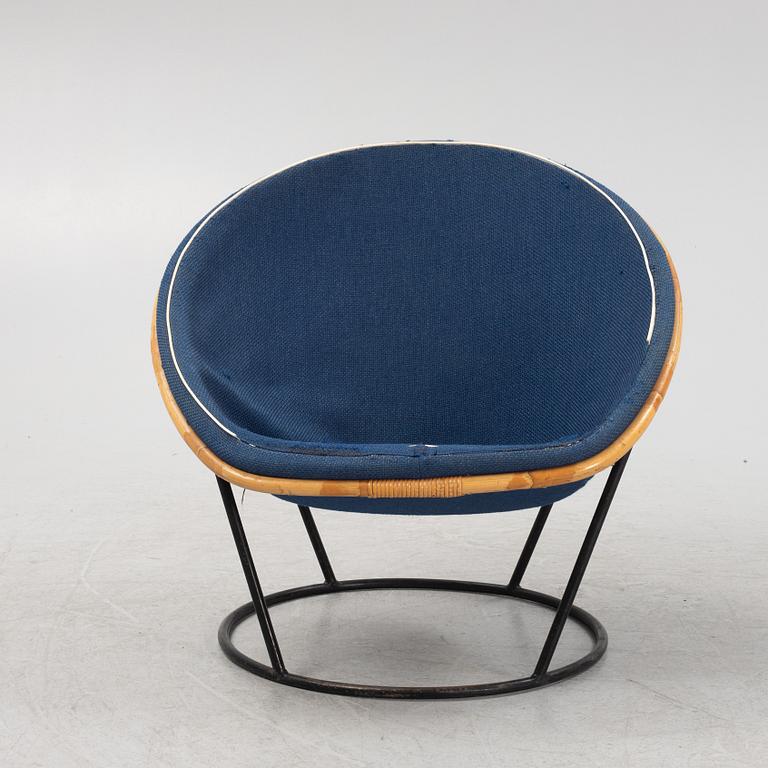 Jacques Hitier, armchair, "Nacelle" from the 1950s.