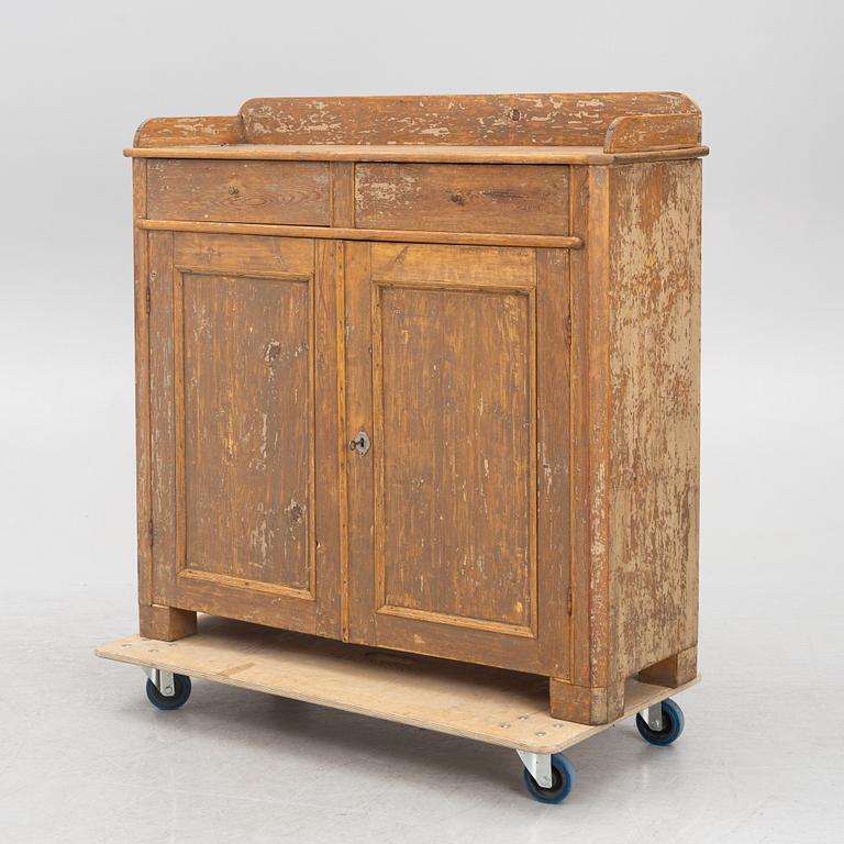 A painted pine sideboard, 19th Century.