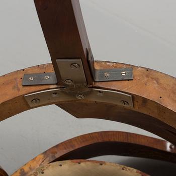 A set of four Empire armchairs "chaise gondole", Austria-Hungary first half 1800's.