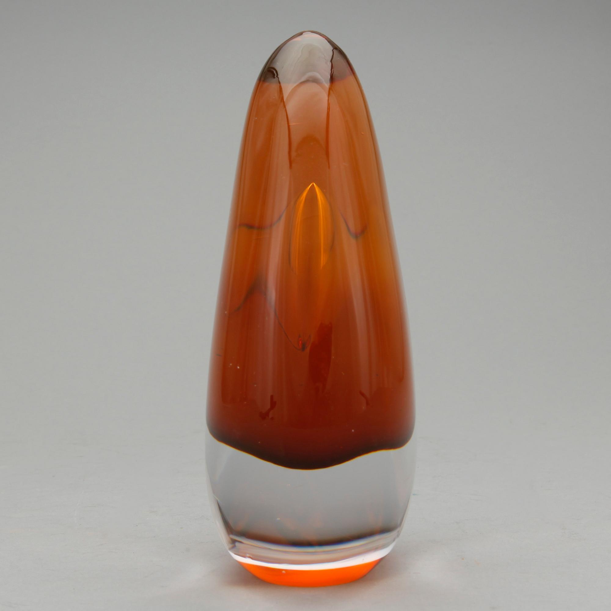 SKULPTUR, glas, Mona Morales-Schildt, 1900-talets andra hälft.