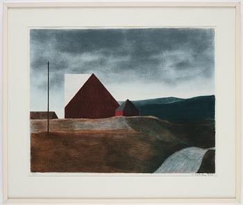 Philip von Schantz, lithograph in colours. Signed and numbered 96/130.