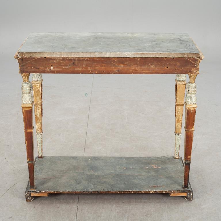 KONSOLBORD. Sengustavianskt stockholmsarbete, omkring år 1800.