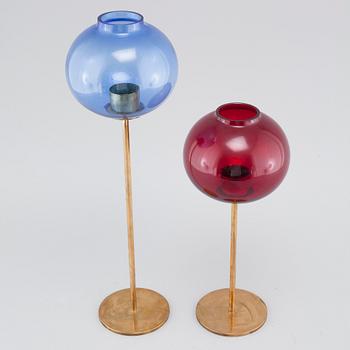 Two candle lanterns by Hans-Agne Jakobsson, Markaryd, second half of the 20th century.