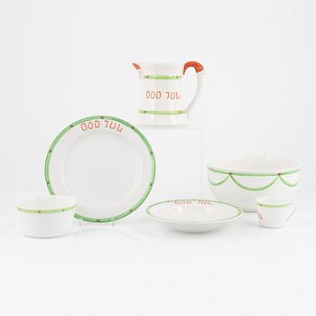 A 18-piece 'God Jul' porcelain service from Gustavsberg.