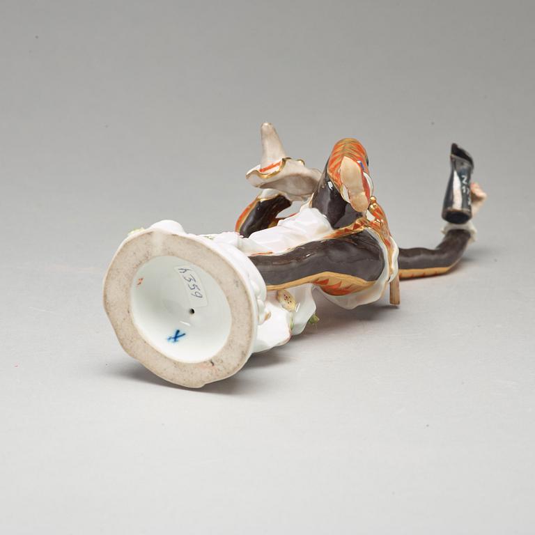 FIGURIN, porslin. Meissen, 1900-tal.