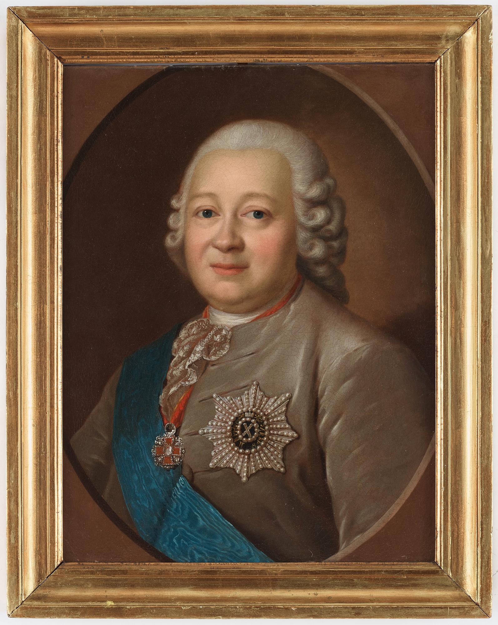 Fyodor Stepanovich Rokotov, “Portrait of Count Nikita Ivanovich Panin".