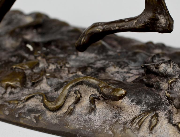 THOMAS FRANÇOIS CARTIER, skulptur,  brons, sign.