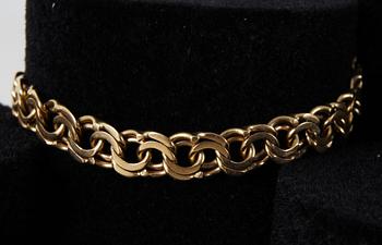 ARMLÄNK, Bismark, 18K, vikt 24g.