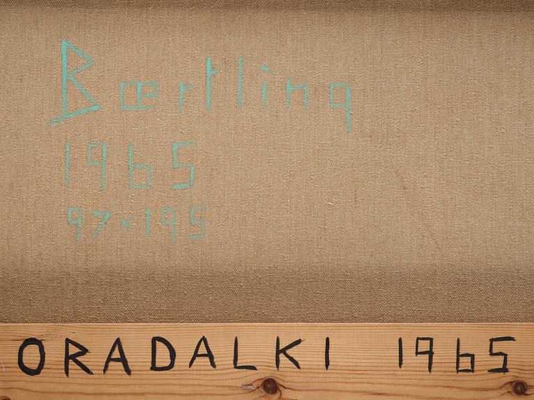 Olle Baertling, "Oradalki".