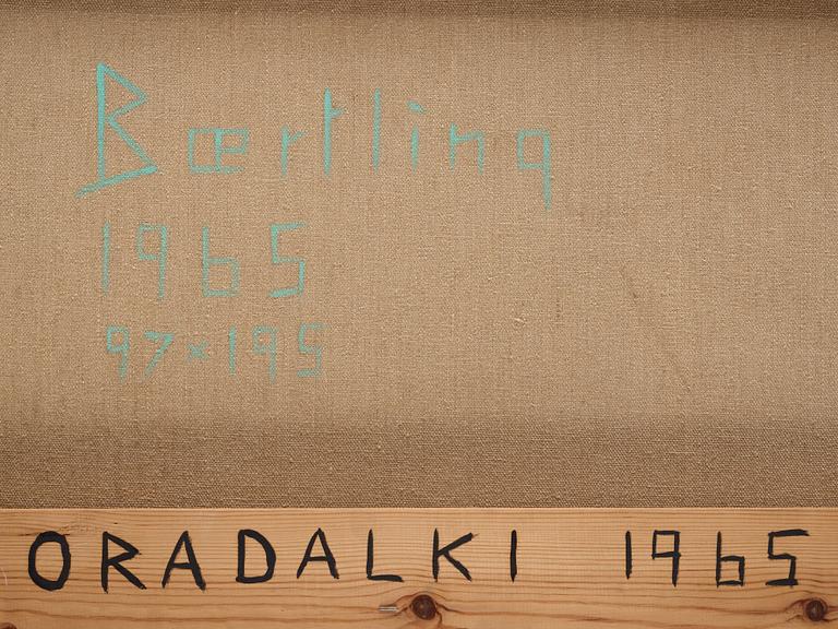 Olle Baertling, "Oradalki".