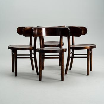 WERNER WEST, A SET OF FOUR CHAIRS. 1930s.