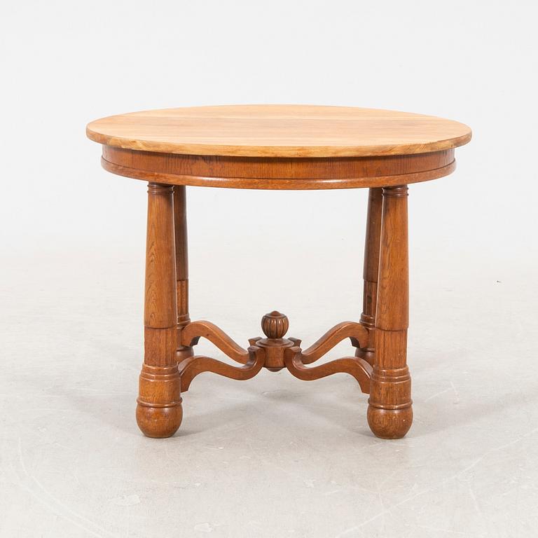 An early 1900s oak table.