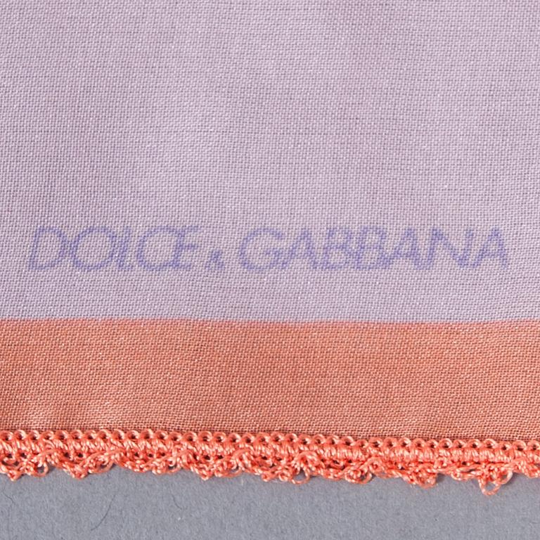 SCARF, 5 stycken, D&G, YSL, Balenciaga, Max Mara och Charles Jourdan.