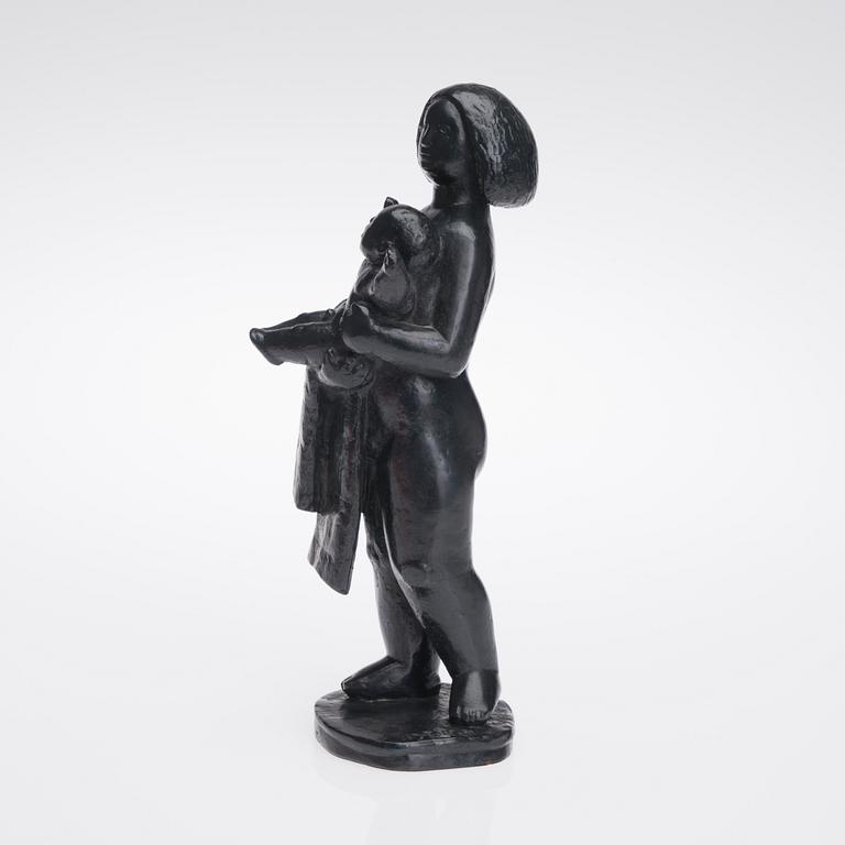 HEIKKI KONTTINEN, skulptur, brons, signerad, daterad 1974 och numrerad 7/10.