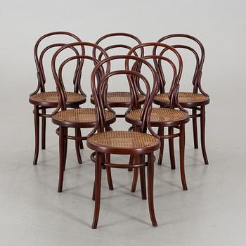 SIX THONET CHAIRS.