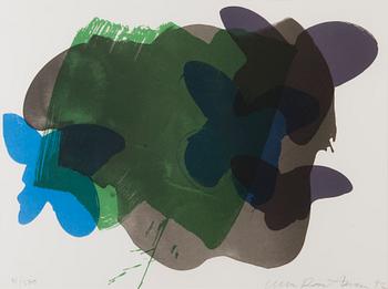 ULLA RANTANEN, colour lithograph, signed and dated 92, numbered 81/500.