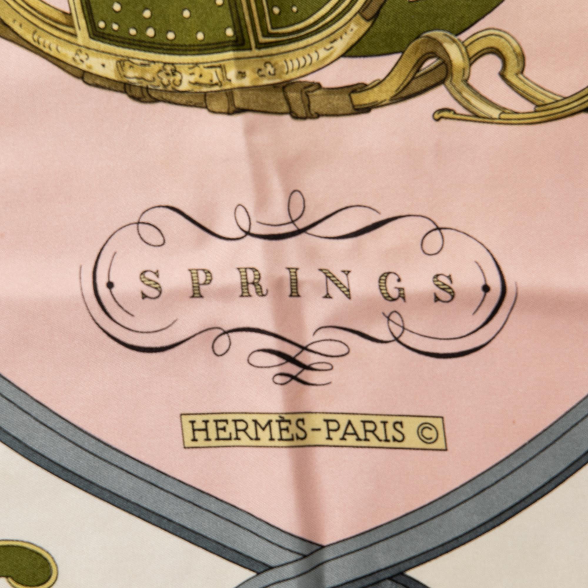 Hermès, scarf, "Springs".