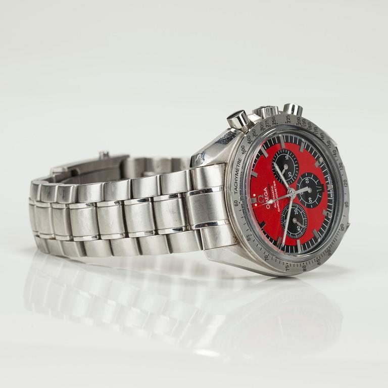 ARMBANDSUR, herr. OMEGA SPEEDMASTER Automatic Chronometer. "Michael Schumacher the Legend" special edition. 2009.