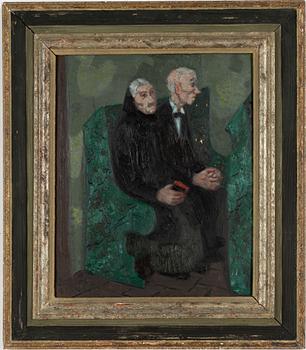 Pelle Åberg, I kyrkbänken.