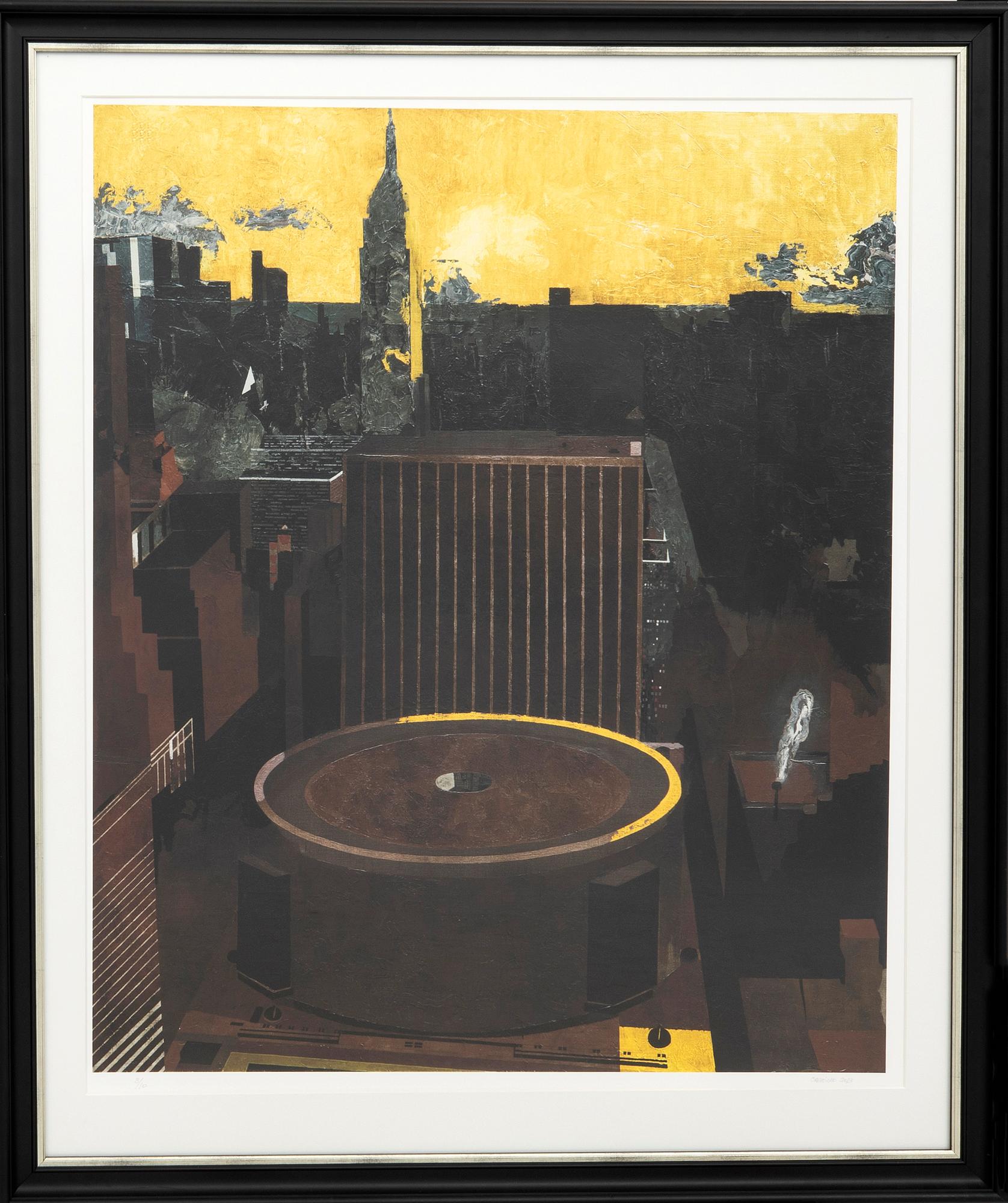 Jorge Castillo, pigment ink print signerad och daterad 3/10.