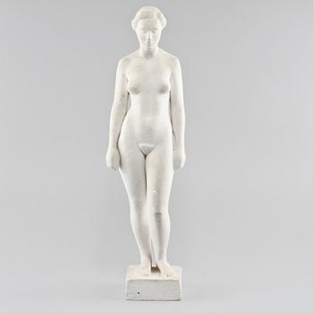 SKULPTUR, gips, monogramsignerad H.E, omkring 1900-talets mitt.