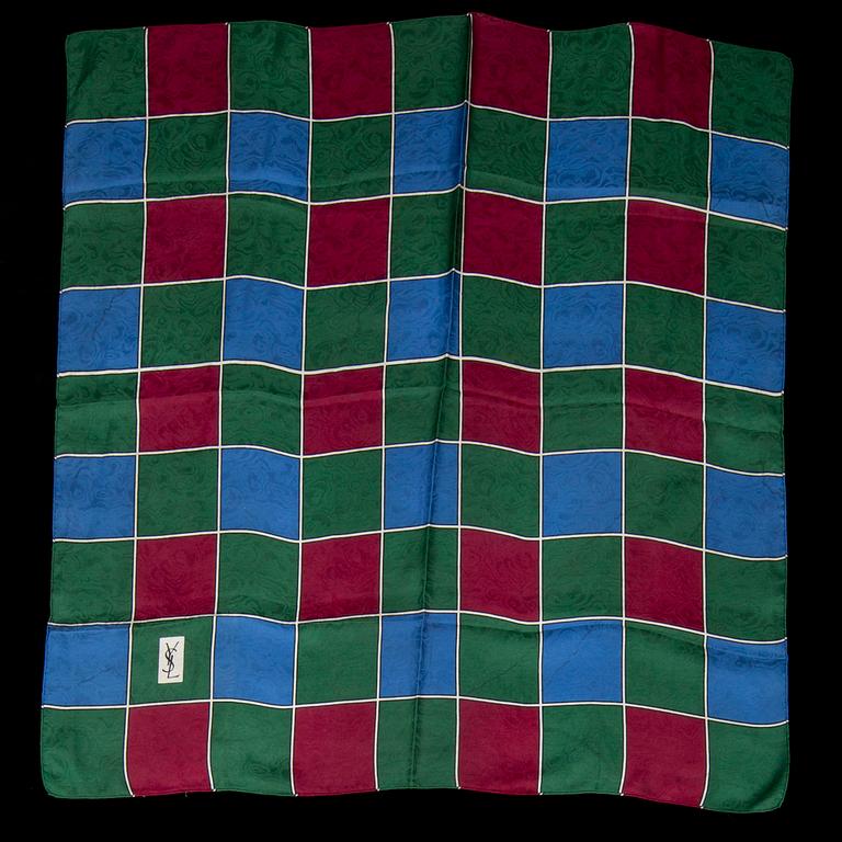 SCARVES, 3 stycken, Yves Saint Laurent.