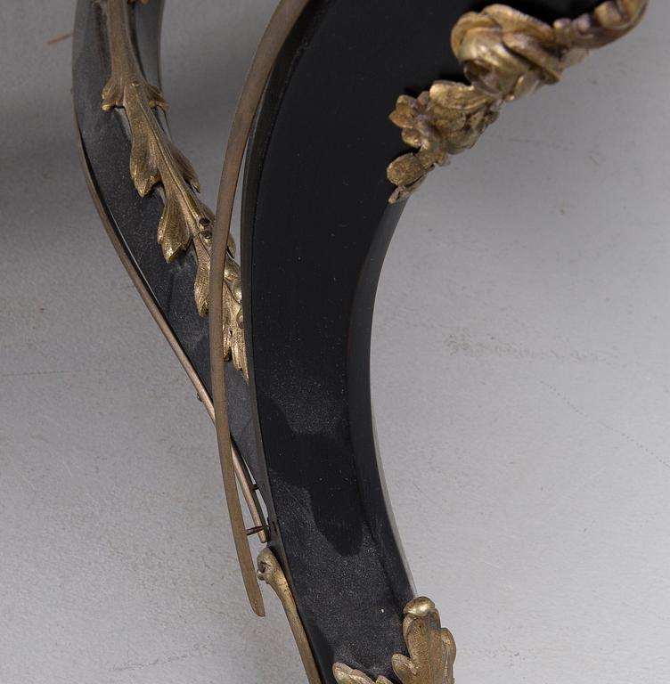 TABLE, Boulle style, late 19th century.