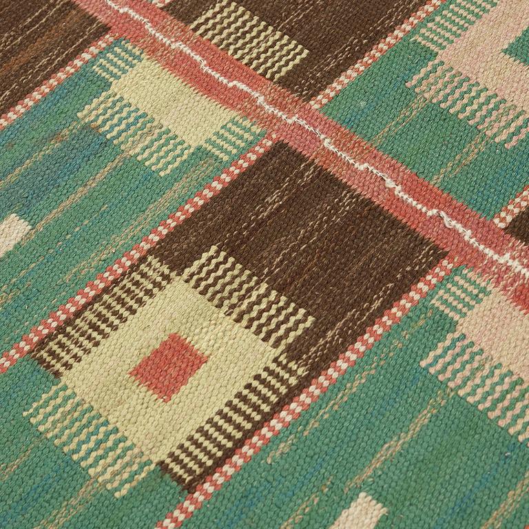 MÄRTA MÅÅS-FJETTERSTRÖM, a carpet, flat weave, 351,5 x 235,5 cm, "Kardborren" (very rare), signed MMF.