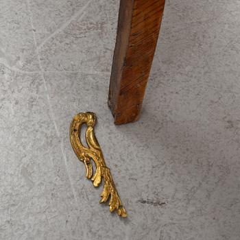 A rococo rosewood parquetry and gilt-brass mounted secretaire by J. H. Reimers (master in Stockholm 1754-73).