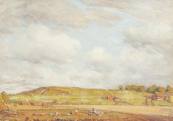 PRINS EUGEN, tempera på papper, signerad och daterad 1929.