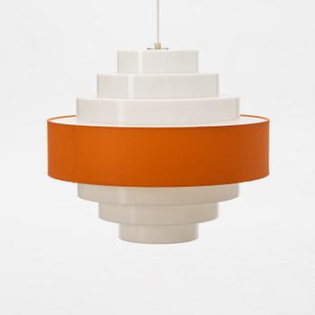 Uno & Östen Kristiansson, an acrylic 'Arkitektura' ceiling light, Luxus, Vittsjö.
