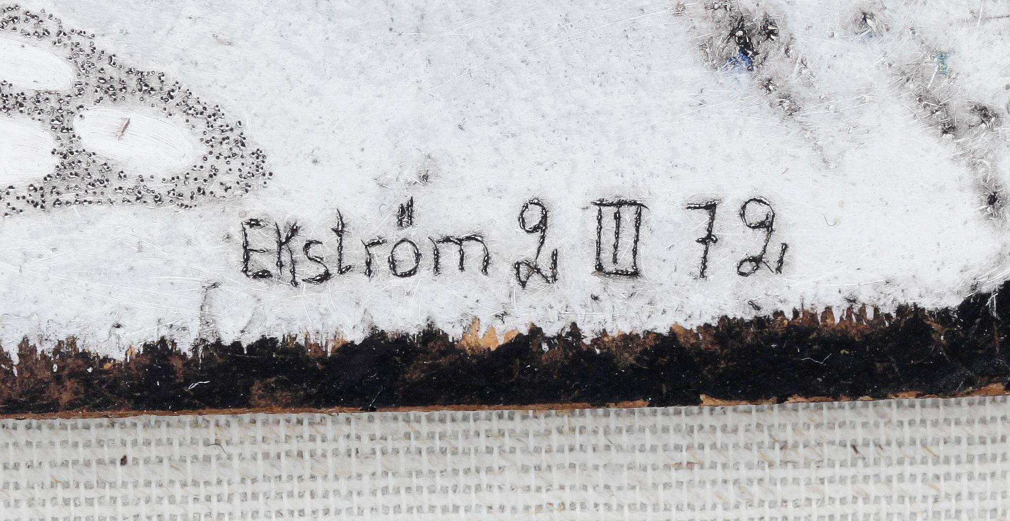 THEA EKSTRÖM, blandteknik, sign. o dat. -72.