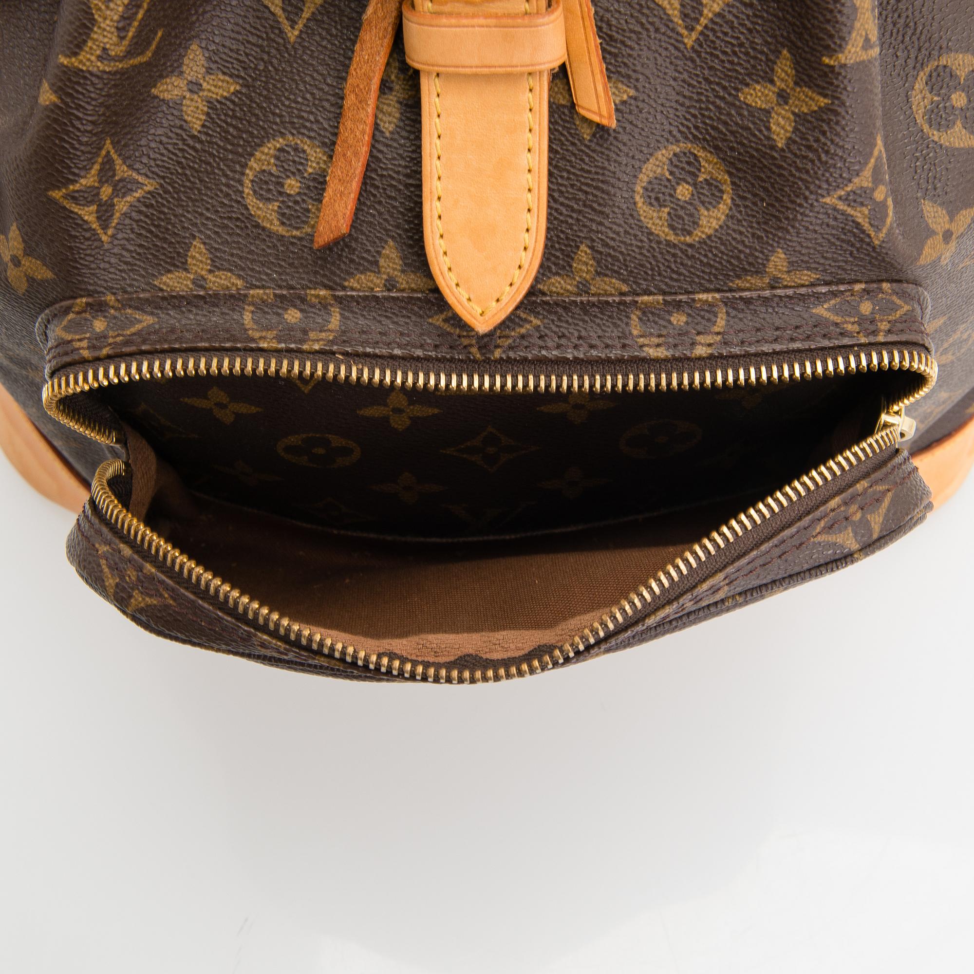 LOUIS VUITTON Monogram Canvas Montsouris GM Backpack.