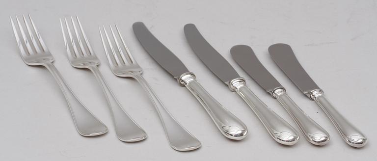 BESTICKSERVISDELAR, 11 st. Silver.