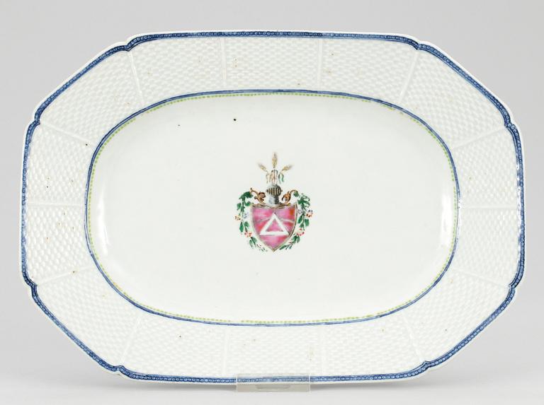 FAT, porslin. Qing dynastin. Qianlong (1736-95).