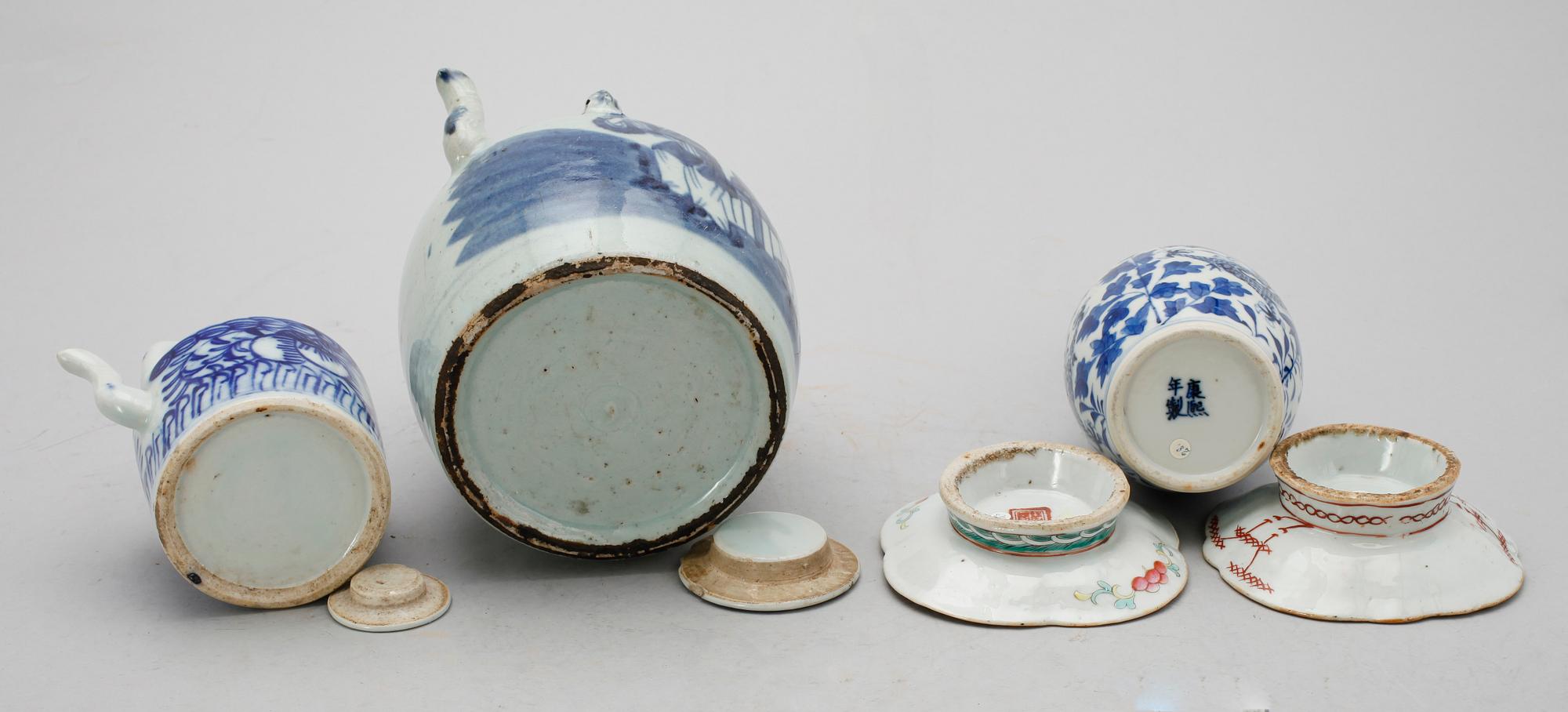 PORSLINSFÖREMÅL, 5 del, Kina, 1800-/1900-tal.